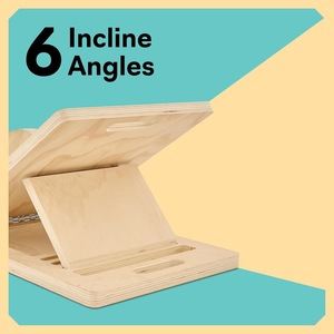 Tabla de estiramiento de madera maciza transfronteriza, tabla de estiramiento de pantorrillas de madera, tabla de fitness, pedal ajustable para el tendón de Aquiles, yoga - Product Image 2