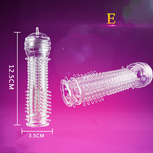 Préservatifs en silicone pour pénis agrandissement Dick Transparent pour hommes Crystal Penis Sleeve Sex Shop <span class=keywords><strong>Prix</strong></span> bon marché - Product Image 4