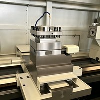Tour CNC à banc plat CK6163, portée de coupe 630 mm, alésage 105 mm, longueur 1000 mm, 11 kW, tourelle à 4 postes pour arbres et disques