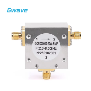 Circulador de <span class=keywords><strong>RF</strong></span> con aislamiento de 15dB Conector hembra SMA de 20 vatios de potencia Ancho de banda de 2 a 6GHz - Product Image 4