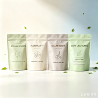 Sachet Doypack Personnalisé avec Logo, Anti-odeur, Qualité Alimentaire, Scellable à Chaud, Refermable, en Mylar, pour Poudre et Thé – Vente en Gros