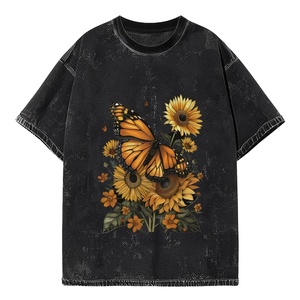 T-shirts unisexes pour hommes, surdimensionnés, 100% coton, imprimé graphique, manches courtes, col rond, lavés, respirants, streetwear - Product Image 6