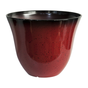 Bulk Plastic Vases Ceramics Effect Planter Outdoor Indoor Balcony Vase Plastic Planters Flower Pots In Bulk