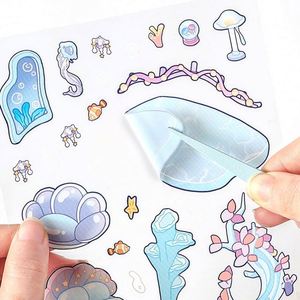 Pegatinas 3D de Paisajes en Miniatura Sweet Secret Island, Diseño Creativo de Dibujos Animados Transfronterizos - Product Image 4