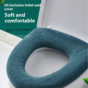 3161 hôtel universel chaud épais coussin pardessus trousse de toilette manipulé tricoté lavable anneau de qualité supérieure Polyester durable - Product Image 3