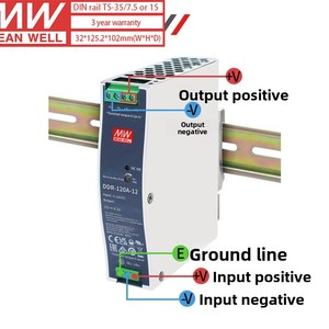 Dc dc electro-מכני אומר גם <span class=keywords><strong>DDR</strong></span>-120C-24 120w 24v 5a כוח מרושע גם אספקת כוח רכבת - Product Image 3