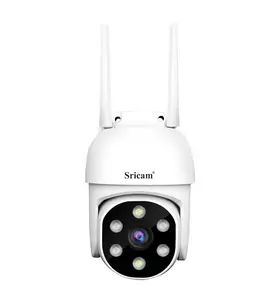 Mới Sricam sp030 CCTV WIFI giám sát trong nhà máy ảnh FHD IP66 không thấm nước màu đêm 1080P PTZ IP an ninh máy ảnh