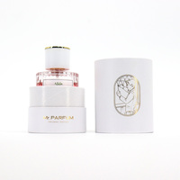 Flacon de parfum de luxe rond transparent 30 ml 50 ml 100 ml, emballage de flacon de parfum, flacons de parfum vides de luxe personnalisés avec boîte