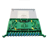 Plateau de connexion optique ODF à disque de fusion pour fibres optiques 12/24, avec pigtail LC UPC/APC/OM1/OM2/OM3/OM4