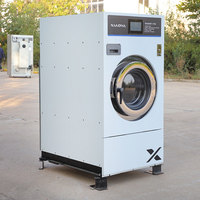 17kg Electric Fully Automatic Soft Mount Commercial Washer Extractor 850 RPM Coin QR Code Payment SUS304 Drum for Self-Service