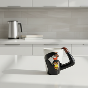 Vente flash Journée des enfants Tasse à café en céramique créative 3D avec poignée en forme de tête d'animal singe chameau chien <span class=keywords><strong>cheval</strong></span> Tasses personnalisées - Product Image 6