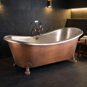 Prix de gros pour une baignoire en cuivre de luxe à prix abordable - Indian Home Crafts - Product Image 1