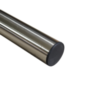 Jambes télescopiques réglables de meubles de nickel de satin en métal de taille de tube rond de 60mm pour le bureau de table