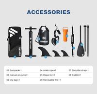 Planche de surf gonflable TaiPing OEM, Stand Up Paddle Board (ISUP) avec accessoires