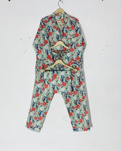 Ensemble de pyjama artisanal imprimé à la main pour femme, prêt à offrir, prix de gros - Product Image 5