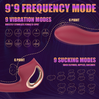 Vibrateur sans fil S-HANDE pliable pour stimulation double du point G et du clitoris, avec ventouse, pour femmes