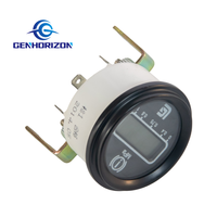 Manómetro Digital Genhorizon 35B0075 0-1.0MPa, 56mm de Diámetro, Instrumento LCD para el Tablero de Instrumentos, para Piezas de Cargadoras de Ruedas Serie 50