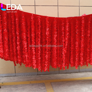 Guirnalda de orquídeas colgantes con base de tela LEDA, decoración de pared y techo, guirnalda de flores para decoración de bodas, arreglo floral para bodas - Product Image 4