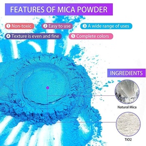 Polvo <span class=keywords><strong>de</strong></span> Mica Brillante, Pigmento Ultrafino <span class=keywords><strong>de</strong></span> Fácil Dispersión, Polvo Perlado para Acuarela, Pintura Acrílica, Dibujo - Product Image 3