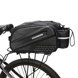 多機能サイクリングハードケース防水リアシートバッグ自転車サドルバッグ旅行用
