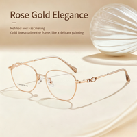 34987 Bingkai Kacamata Retro Pure Desire Wanita untuk Meningkatkan Kecantikan dan Pesona, Riasan Alami Elegan Kelas Atas