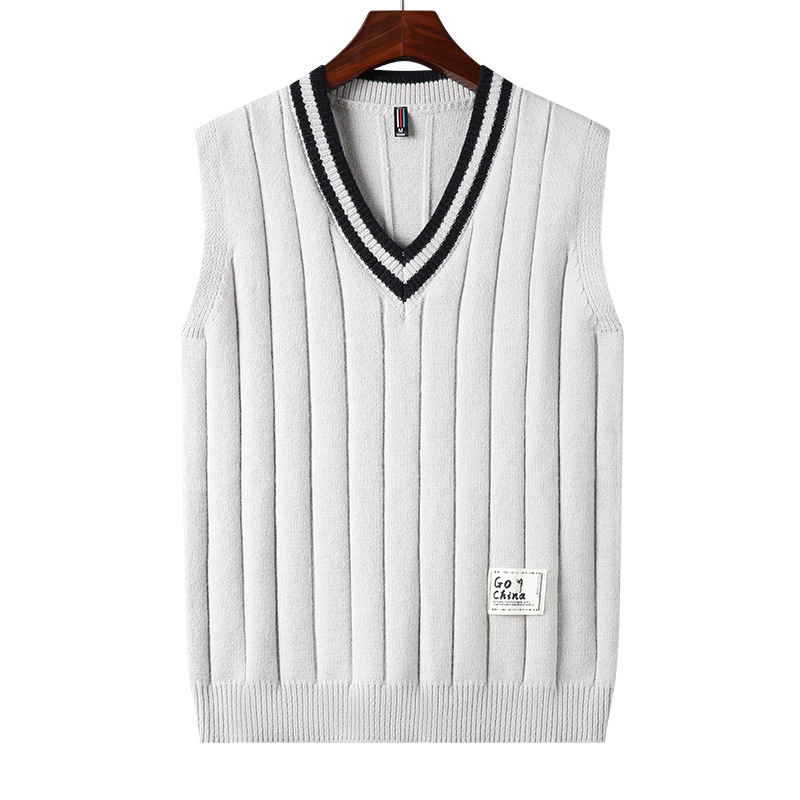 Heren Retro Jaren 1950 Effen Kleur Revers Lange Mouw Gebreide Trui kopen vanaf een prijs van 13