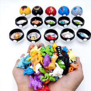 Cápsula de Juguete Pokeball de Anime de PVC de 7 cm con Figuras de <span class=keywords><strong>Pikachu</strong></span>, Psyduck y Eevee, Lindo Regalo Coleccionable para Niños - Product Image 2