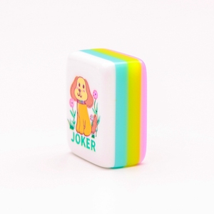 Juego de Mahjong Personalizado con Diseño de Perro de Jardín, Estilo Americano Clásico, Duradero para Hombres, con Equipo de Diseño Profesional y Servicio Completo en Inglés - Product Image 2