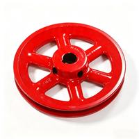 Poulie en acier personnalisée pour courroie trapézoïdale, OEM, 3 rainures, diamètre extérieur 150 mm, alésage 10 mm, garantie 3 ans