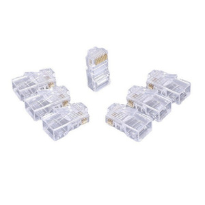 หัวต่อ RJ45 Cat6 8P8C แบบไม่มีฉนวนทองแดงชุบทอง จำนวน 100 ชิ้น สำหรับเชื่อมต่อสายอีเธอร์เน็ต - Product Image 5