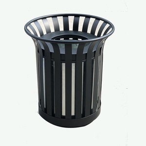 outdoor recycle bin waste bin round stainless steel pedal trash can