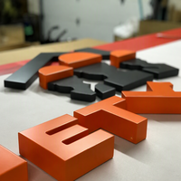 DakeSign OEM – Lettres 3D personnalisables en acier inoxydable de haute précision pour l'image de marque des entreprises, les hôpitaux et la décoration automobile