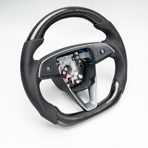 Meilleures ventes de housses de <span class=keywords><strong>volant</strong></span> de voiture en cuir pour <span class=keywords><strong>volant</strong></span> de voiture en carbone TESLA pour Model3 2017-2023 - Product Image 2