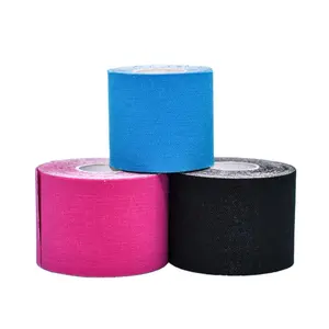 Wholesale Printed Muscle Kinesiotape Custom Medical Athletic K Tape Tex Sports Kinesiology Tape Cotton