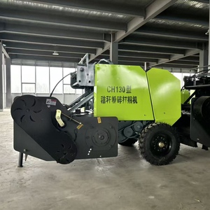 Petite presse à balles ronde <span class=keywords><strong>pour</strong></span> ensilage avec enrouleur, moteur diesel, compacte <span class=keywords><strong>pour</strong></span> l'emballage sur <span class=keywords><strong>le</strong></span> terrain - Product Image 5