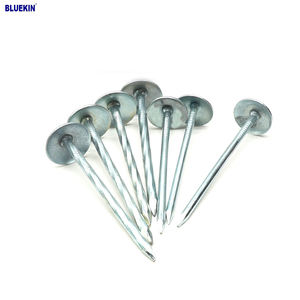 3-1/2 "亜鉛メッキ色の傘屋根屋根爪キャップヘッドスパイラルスムース鋼屋根シート建材用 - Product Image 3