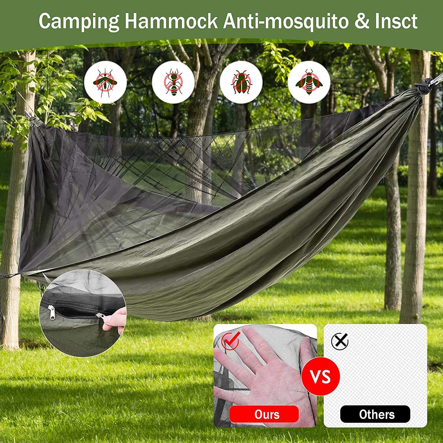 Hammock with mosquito net