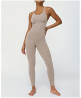 Femmes séchage rapide pêche bout à bout Fitness une pièce course Sport barboteuse body respirant Yoga combinaison pour le sport et le yoga