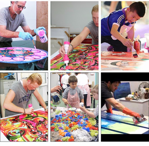 Các Nhà Sản Xuất Sản Xuất 24 Màu Sắc Mica Bột Sắc Tố 2 Phần Nhựa <span class=keywords><strong>Epoxy</strong></span> A Và B Cho Nghệ Thuật Nhựa - Product Image 5