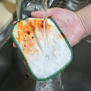 Chiffons de nettoyage de cuisine double face en viscose et PET texturés à bulles, réutilisables, non abrasifs, pour ustensiles de cuisine, éviers et cuisinières - Product Image 4