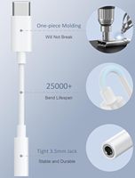 DAJIANG USB-C personnalisé 3.5mm Audio prise casque adaptateur Type C chargeur câble écouteurs Microphone pour haut-parleur OEM