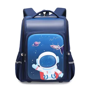 男の子の女の子のための大容量のホットセールオリジナル3Dエヴァ漫画宇宙飛行士キャラクタースペーススクールバッグ