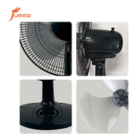 Ventilateur de table en métal multi-tailles (9, 12, 16 pouces) avec grille de protection diamantée, ventilateur de refroidissement de bureau pour expédition en conteneur, prix usine