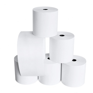 Etiqueta Térmica de 80*80 mm de Calidad Premium a Precio de Mayoreo, Proveedor de Fábrica, Impresión de Facturas, Tickets y Recibos para ATM/POS - Product Image 1