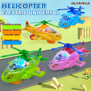 B/O jouets de <span class=keywords><strong>dessin</strong></span> <span class=keywords><strong>animé</strong></span> en plastique enfants planeur électrique avion hélicoptère avec son léger - Product Image 2