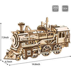 Robotime Rokr fai da te artigianato in legno LK701 muslim3d modello in legno giocattolo altri puzzle - Product Image 3