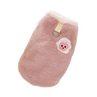 Gilet pour animaux de compagnie en flanelle douce, respirant, brodé avec un motif d'agneau, pour chiens et chats