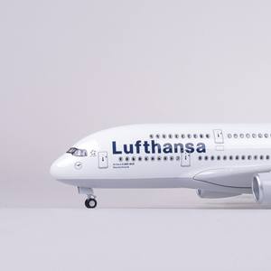 1/160 <span class=keywords><strong>Lufthansa</strong></span> Airbus A380 modelo de avión de aviación Civil simulación 380 45,5 cm modelo de avión fundido a presión con tren de aterrizaje - Product Image 3