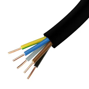 NYY cable 3cores 5cores low voltage cable 0.6/1KV power cable PVC insulated and sheathed Cu conductors