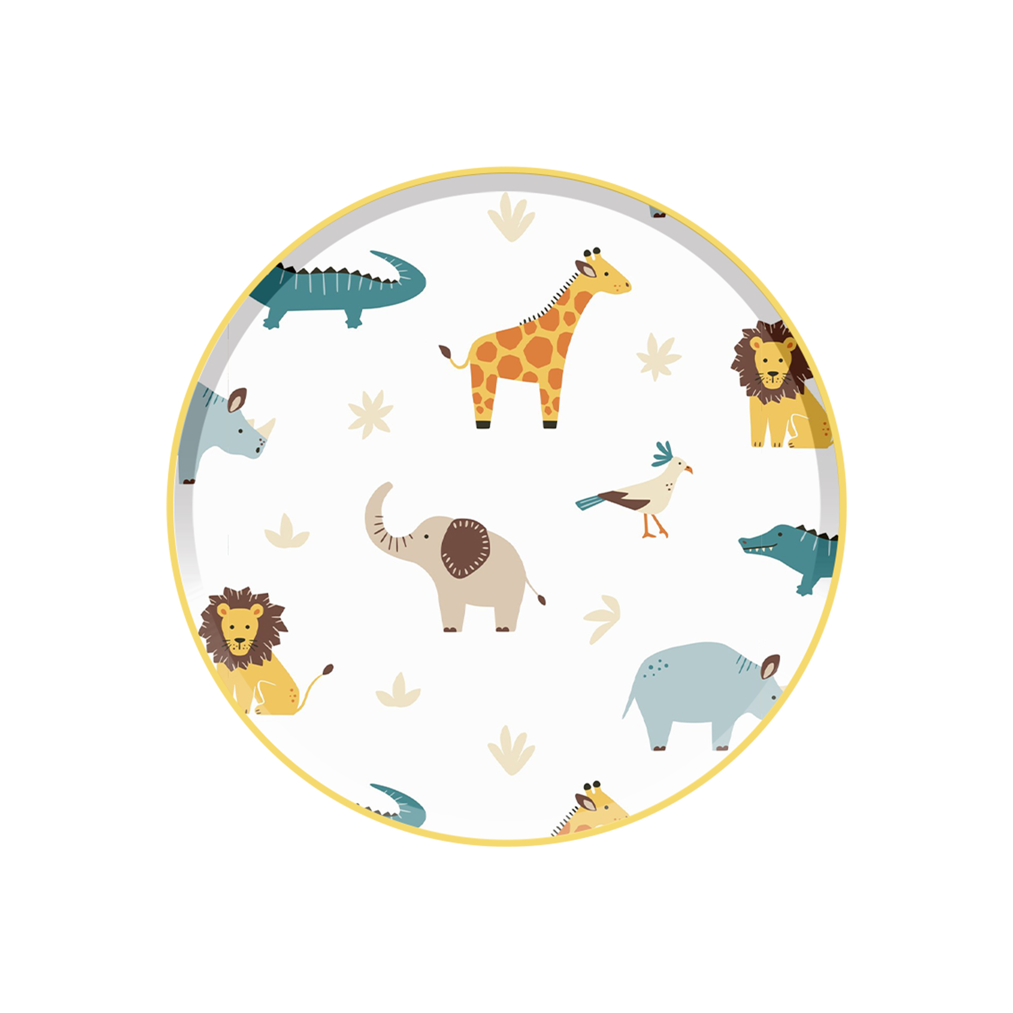 Plato de papel de 7 pulgadas*8 unidades/bolsa